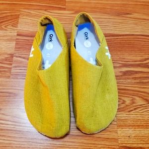 Mustard OTZ Cork LITE flats